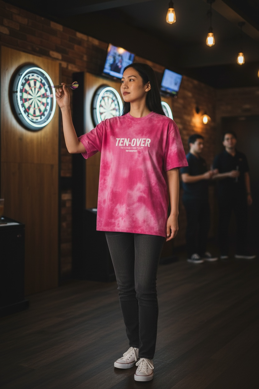 TEN-OVER オリジナルTシャツ ピンク